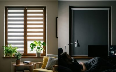 Rolety dzień/noc vs rolety zaciemniające — różnice i zastosowania